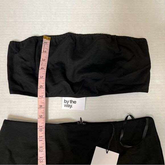 NWT Revolve x By The Way Alise Bandeau Mini Set in Black | Size L - Picture 11 of 11
